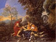 MOLA, Pier Francesco Herminia and Vafrino Tending the Wounded Tancred oil on canvas